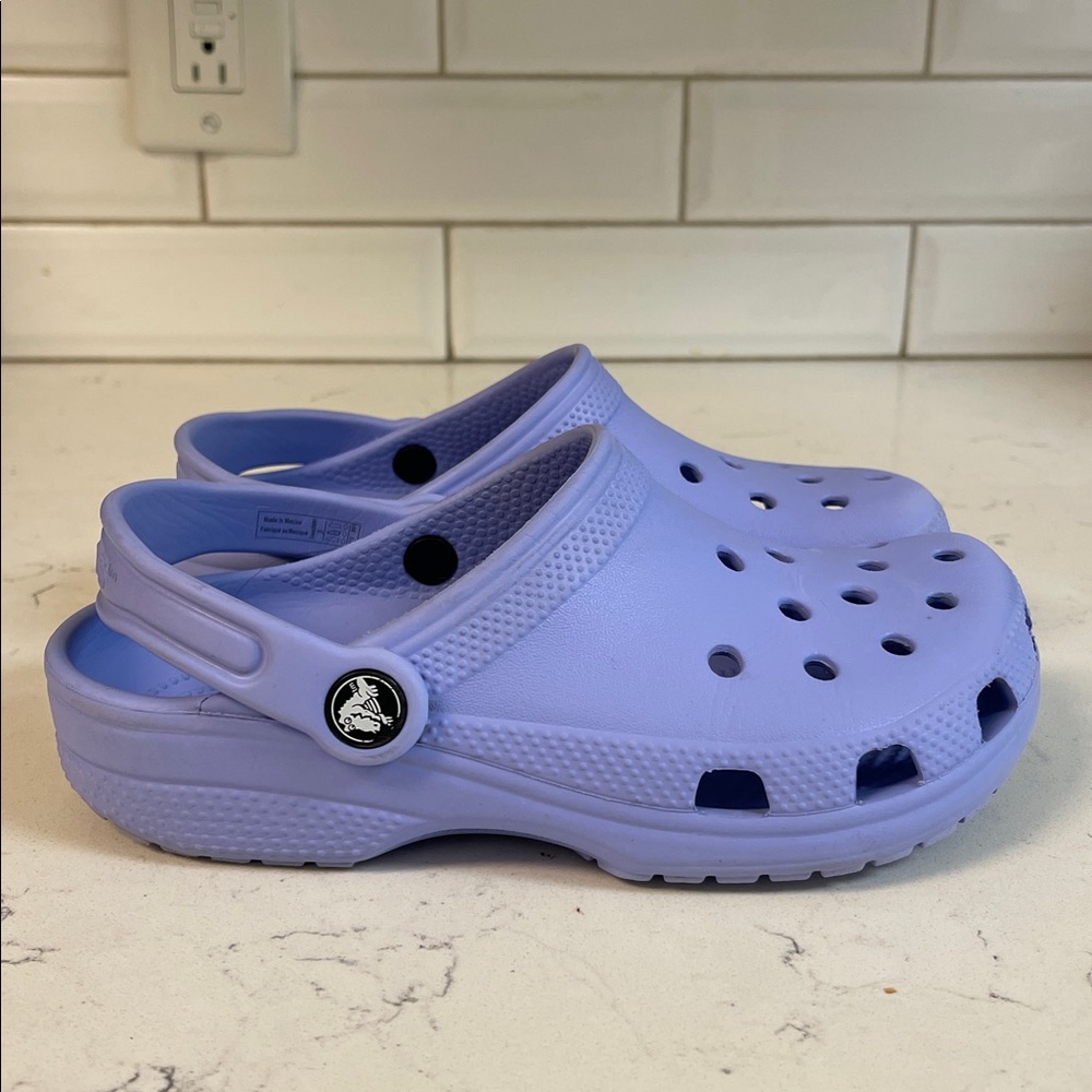 Crocs Kids' Classic Clog 206991 Purple Size 2 Junior - Picture 11 of 17